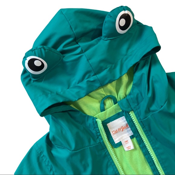 Cat Jack Cute Frog Rain Jacket 
